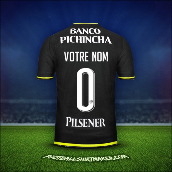 Maillot Barcelona SC 2016 Extérieur -  votre nom - 0