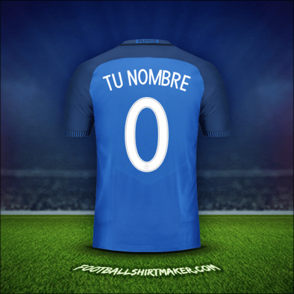 Camiseta Francia 2016 -  tu nombre - 0