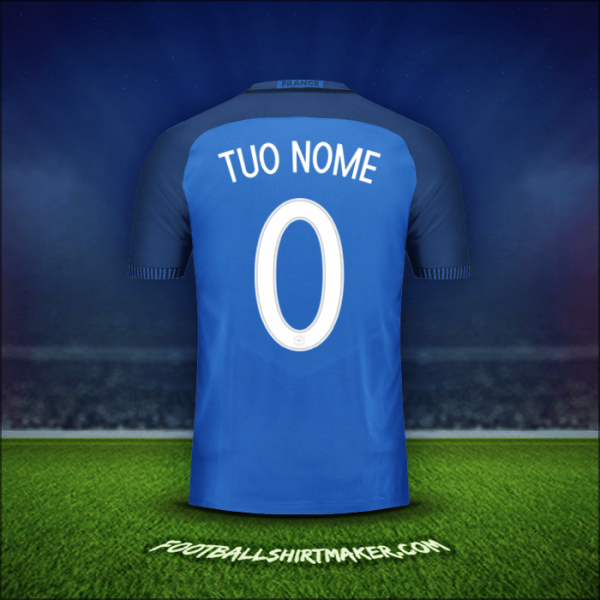 Maglia Francia 2016 -  tuo nome - 0