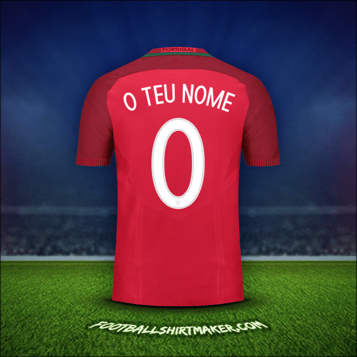 Camisola Portugal 2016 -  o teu nome - 0
