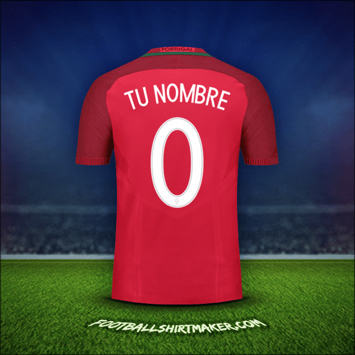 Camiseta Portugal 2016 -  tu nombre - 0