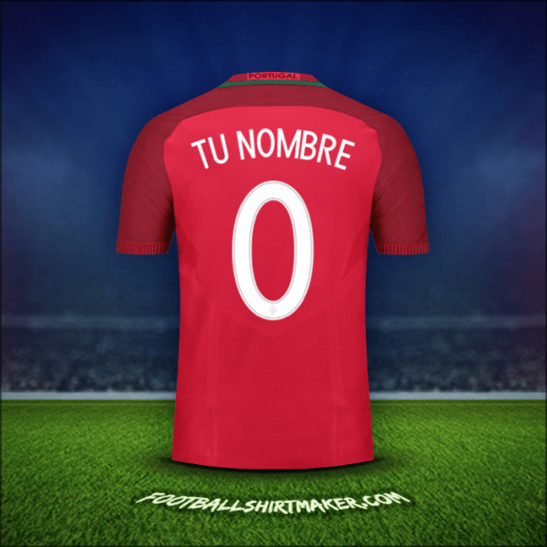 Camiseta Portugal 2016 -  tu nombre - 0