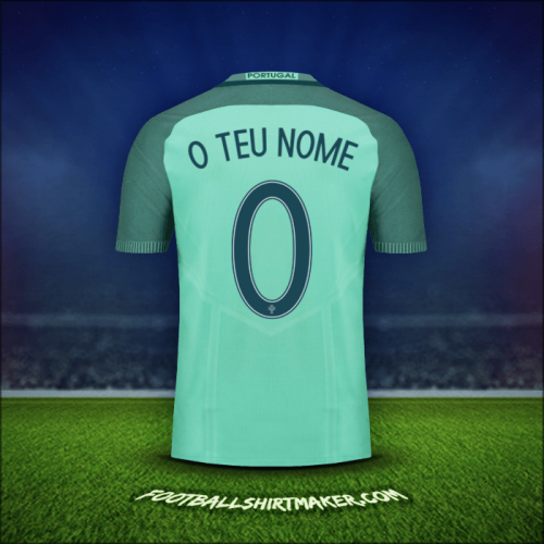 Camisola Portugal 2016 Alternativa -  o teu nome - 0