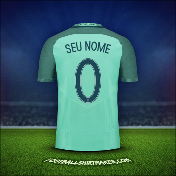 Camisa Portugal 2016 Alternativa -  seu nome - 0