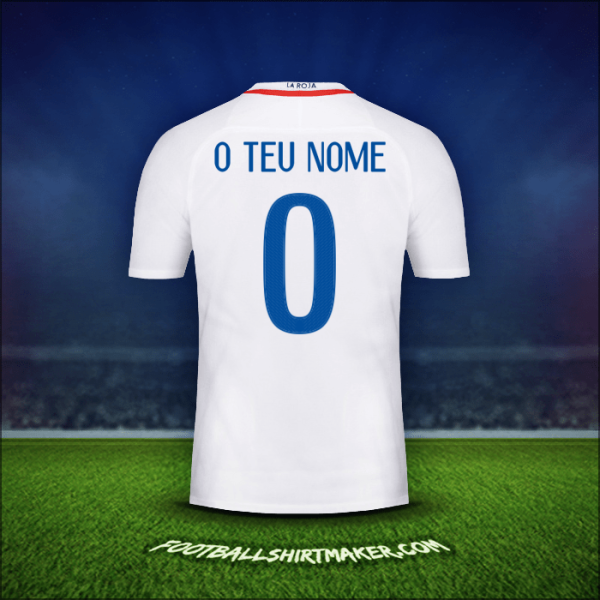 Camisola Chile 2016 Alternativa -  o teu nome - 0