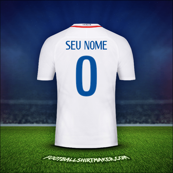 Camisa Chile 2016 Alternativa -  seu nome - 0