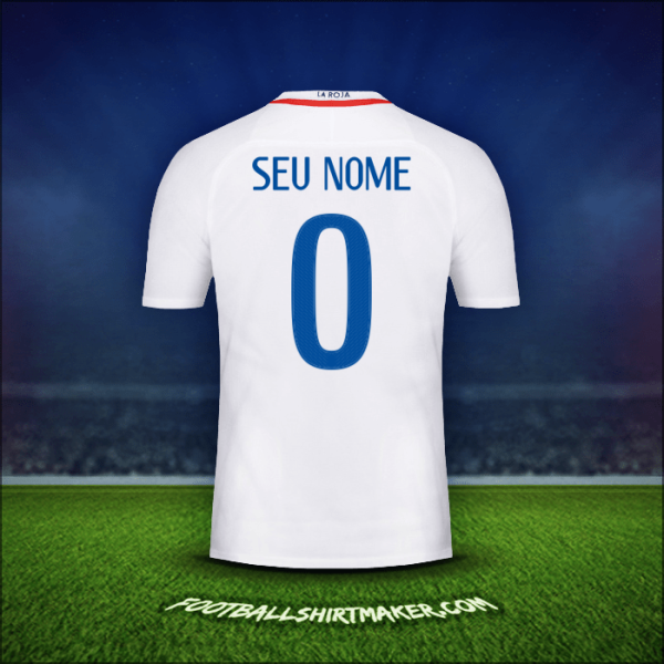 Camisa Chile 2016 Alternativa -  seu nome - 0