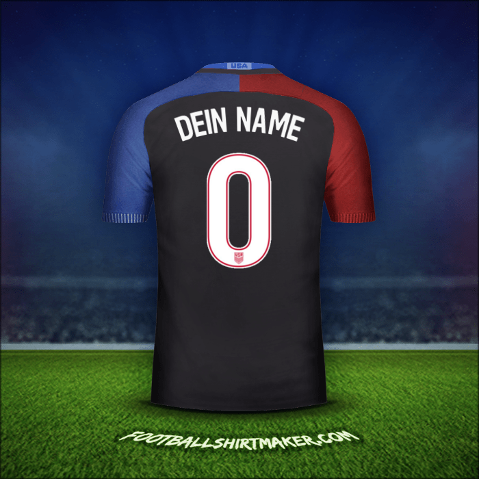 Trikot Vereinigte Staaten 2016/17 Auswärts -  dein name - 0