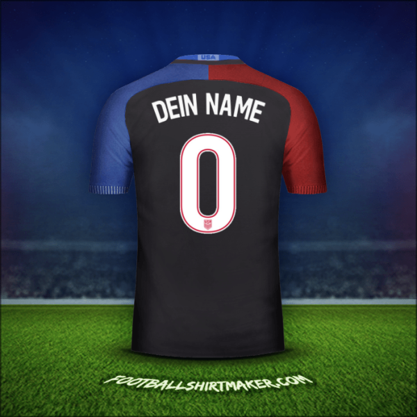 Trikot Vereinigte Staaten 2016/17 Auswärts -  dein name - 0