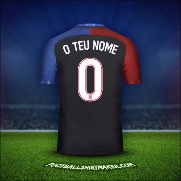 Camisola Estados Unidos 2016/17 Alternativa -  o teu nome - 0