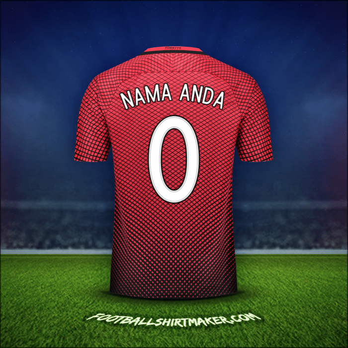 Jersey Turki 2016 -  nama anda - 0