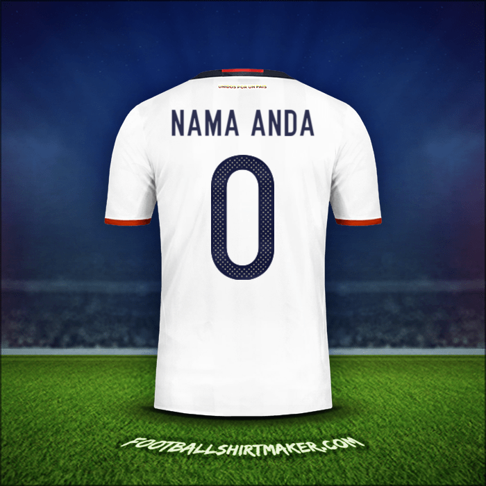 Jersey Kolombia 2016 -  nama anda - 0