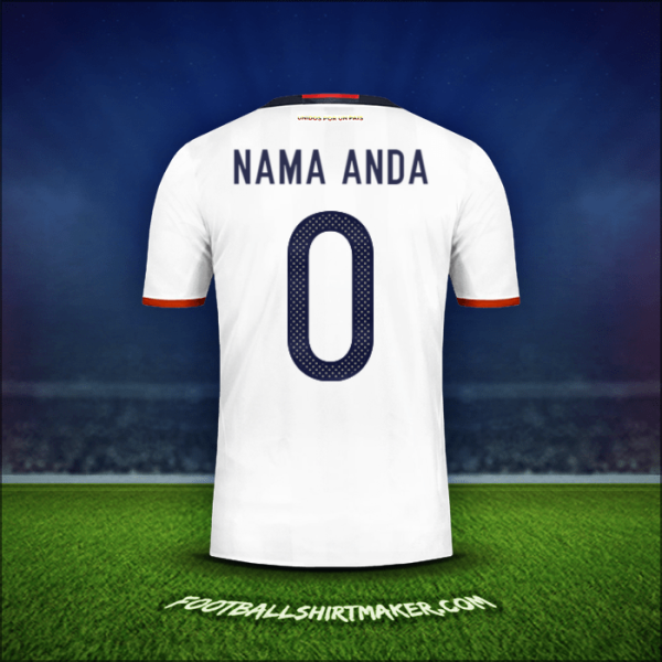 Jersey Kolombia 2016 -  nama anda - 0