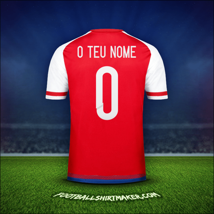 Camisola Paraguai 2015/17 -  o teu nome - 0