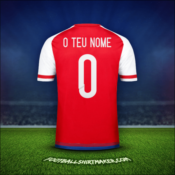 Camisola Paraguai 2015/17 -  o teu nome - 0