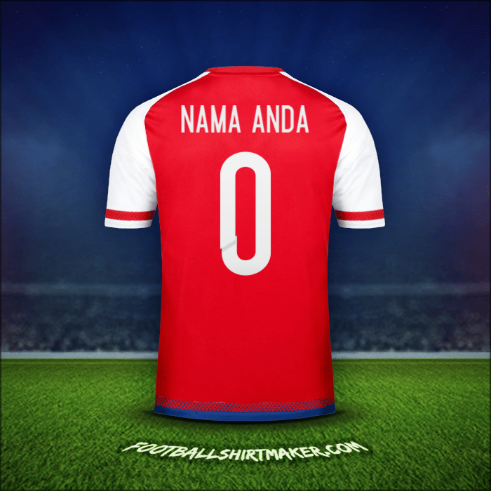 Jersey Paraguay 2015/17 -  nama anda - 0