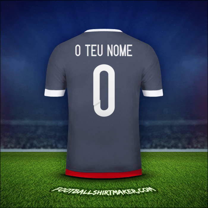 Camisola Paraguai 2015/18 Alternativa -  o teu nome - 0