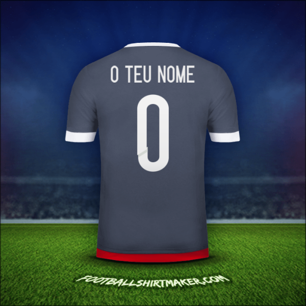 Camisola Paraguai 2015/18 Alternativa -  o teu nome - 0