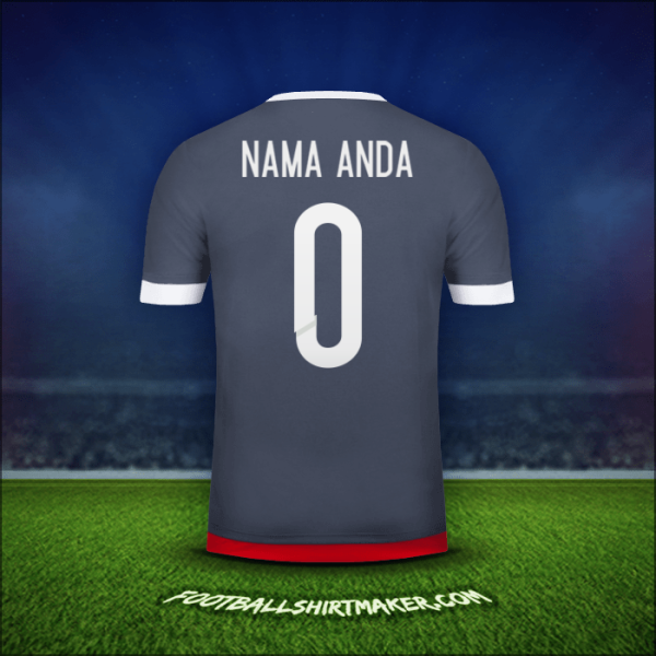Jersey Paraguay 2015/18 Alternatif -  nama anda - 0