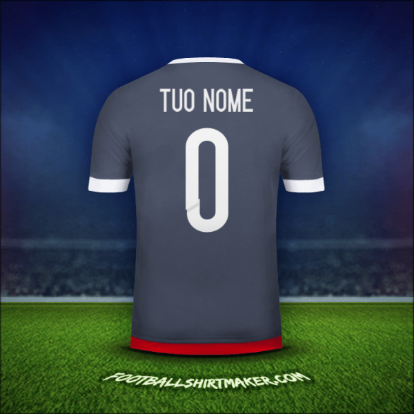 Maglia Paraguay 2015/18 Seconda -  tuo nome - 0