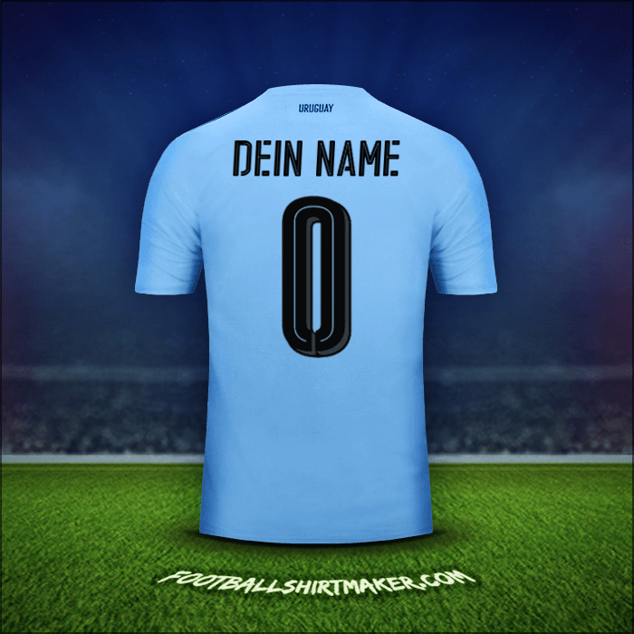 Trikot Uruguay 2016 -  dein name - 0