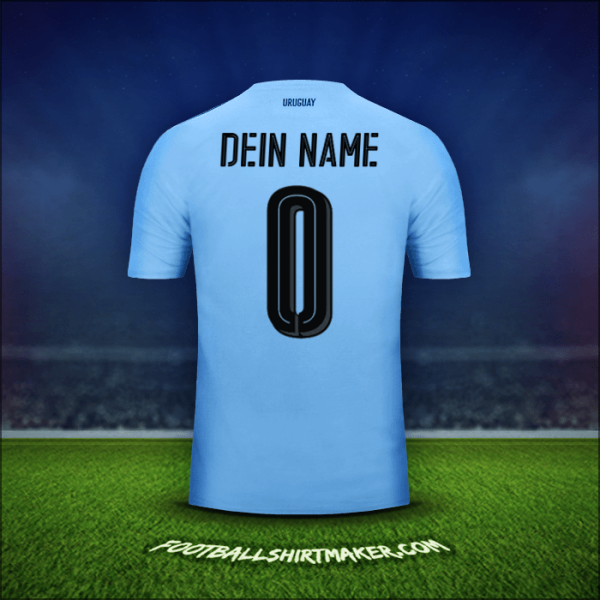Trikot Uruguay 2016 -  dein name - 0