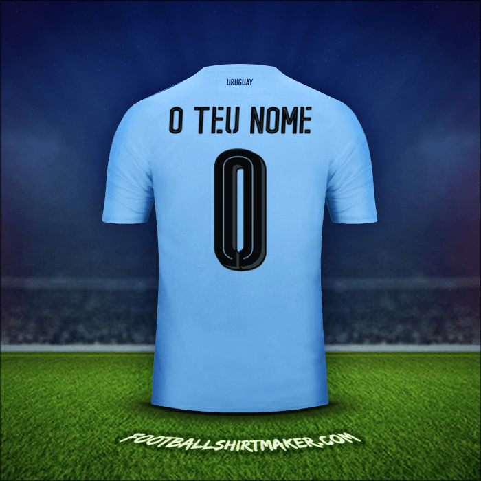 Camisola Uruguai 2016 -  o teu nome - 0