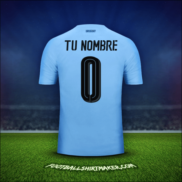 Camiseta Uruguay 2016 -  tu nombre - 0