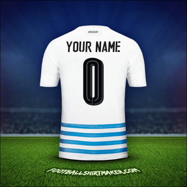 Shirt Uruguay 2016 Away -  your name - 0