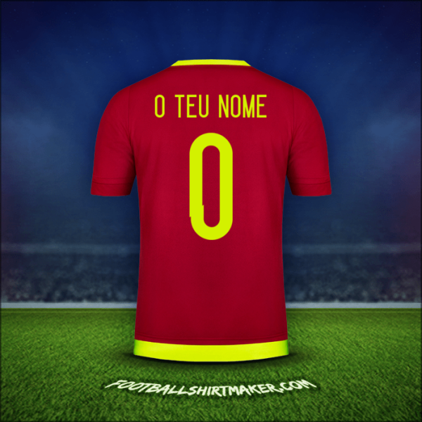 Camisola Venezuela 2015/17 -  o teu nome - 0