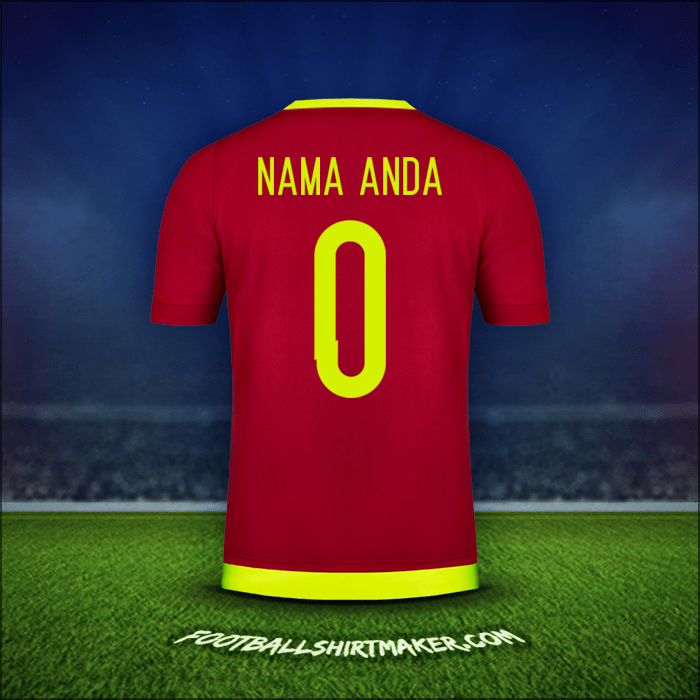 Jersey Venezuela 2015/17 -  nama anda - 0