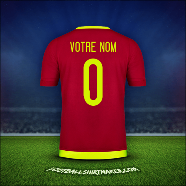 Maillot Venezuela 2015/17 -  votre nom - 0