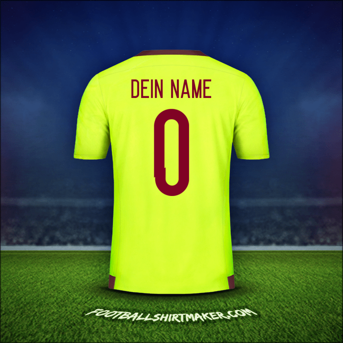 Trikot Venezuela 2015/17 Auswärts -  dein name - 0