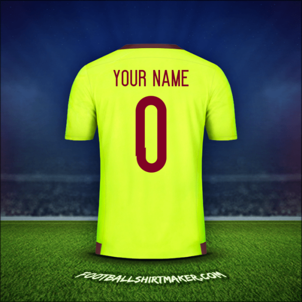 Shirt Venezuela 2015/17 Away -  your name - 0