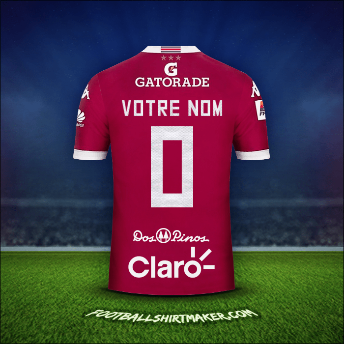 Maillot Deportivo Saprissa 2016 -  votre nom - 0