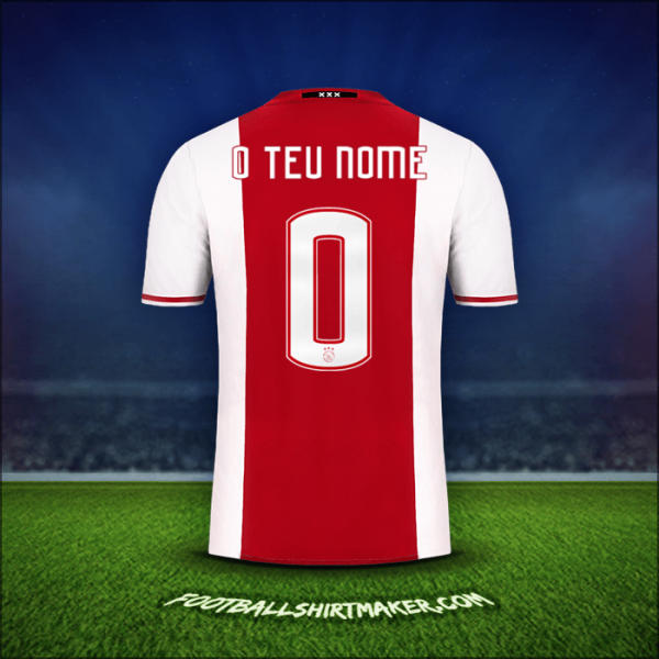 Camisola AFC Ajax 2016/17 -  o teu nome - 0