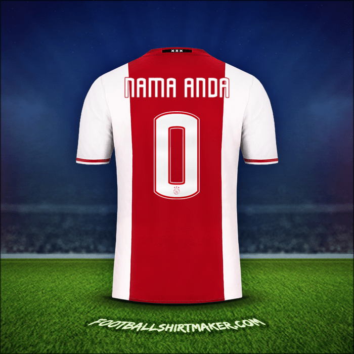 Jersey AFC Ajax 2016/17 -  nama anda - 0