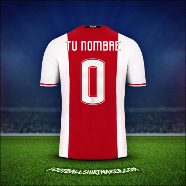 Camiseta AFC Ajax 2016/17 -  tu nombre - 0