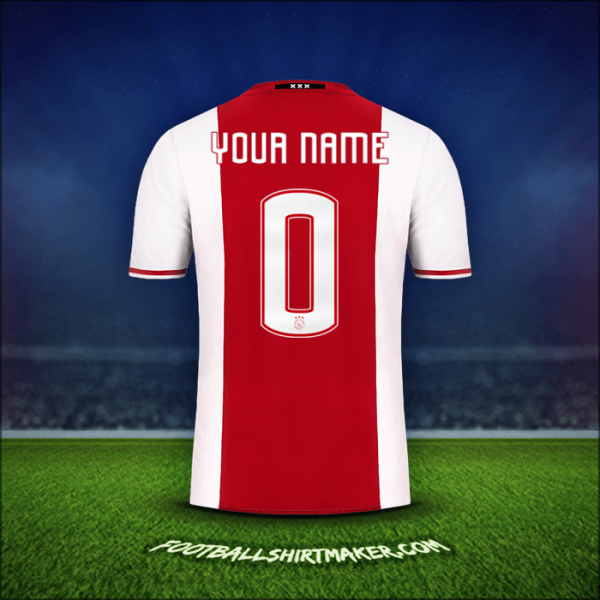 Jersey AFC Ajax 2016/17 -  your name - 0