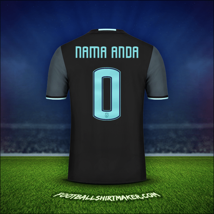 Jersey AFC Ajax 2016/17 Alternatif -  nama anda - 0
