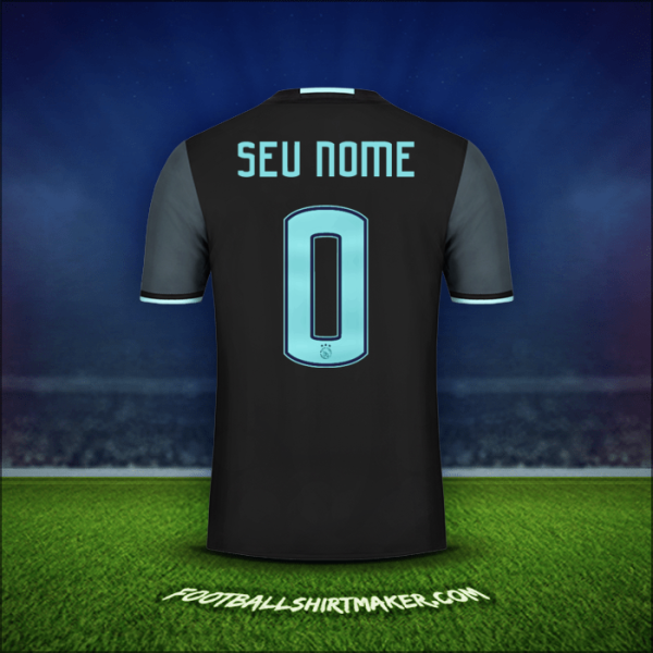 Camisa AFC Ajax 2016/17 Alternativa -  seu nome - 0