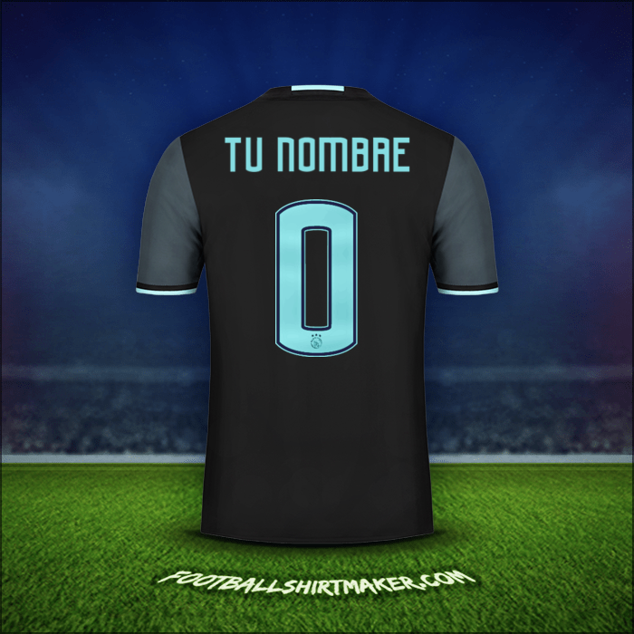 Camiseta AFC Ajax 2016/17 Visita -  tu nombre - 0