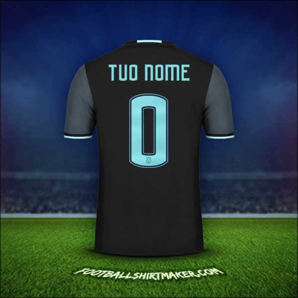 Maglia AFC Ajax 2016/17 Seconda -  tuo nome - 0