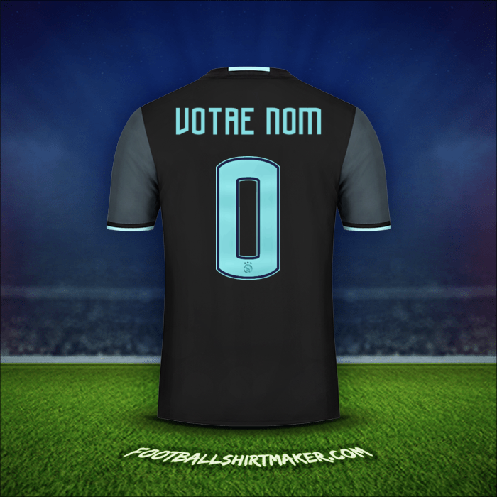 Maillot AFC Ajax 2016/17 Extérieur -  votre nom - 0