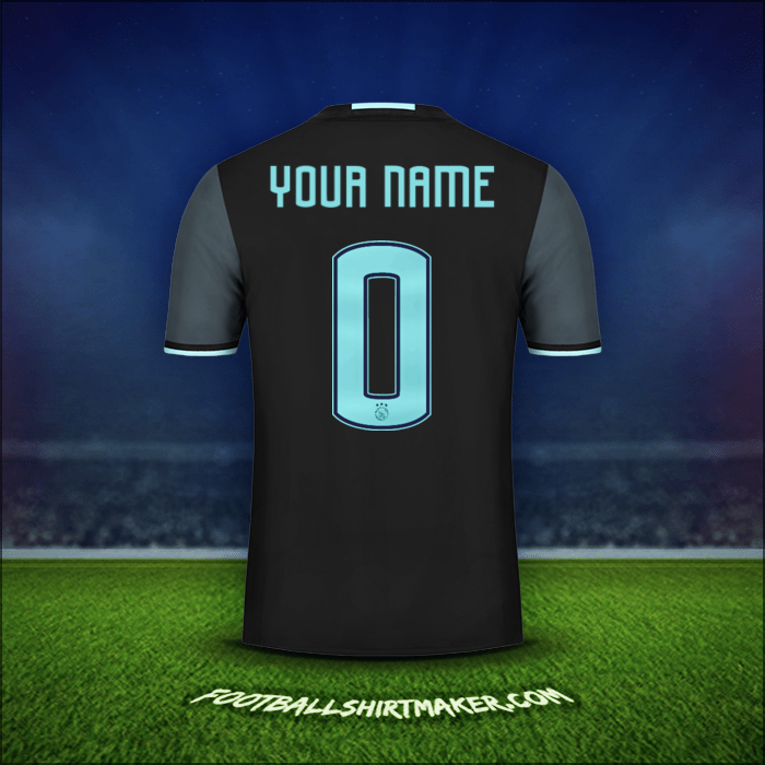 Shirt AFC Ajax 2016/17 Away -  your name - 0