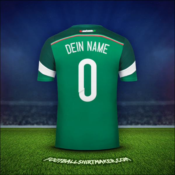 Trikot Mexiko 2014 -  dein name - 0