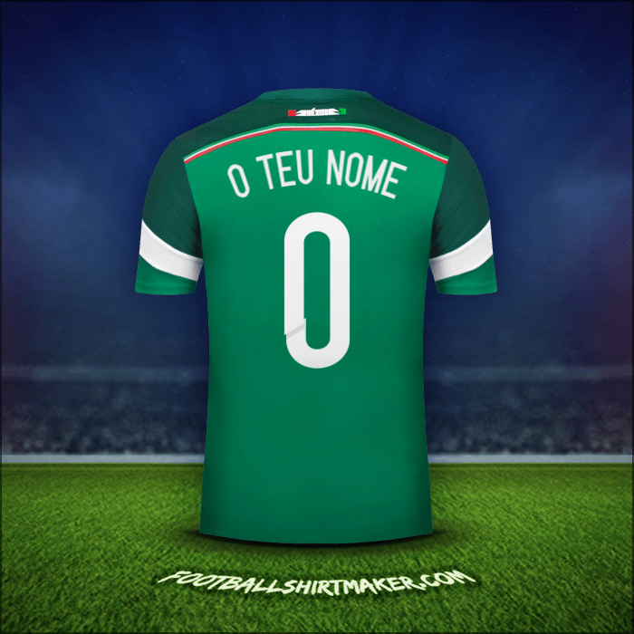 Camisola México 2014 -  o teu nome - 0