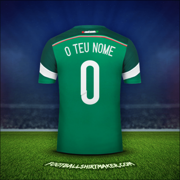Camisola México 2014 -  o teu nome - 0