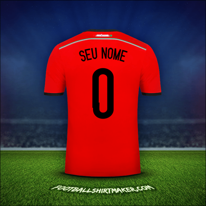 Camisa México 2014 Alternativa -  seu nome - 0