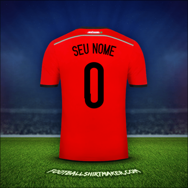 Camisa México 2014 Alternativa -  seu nome - 0